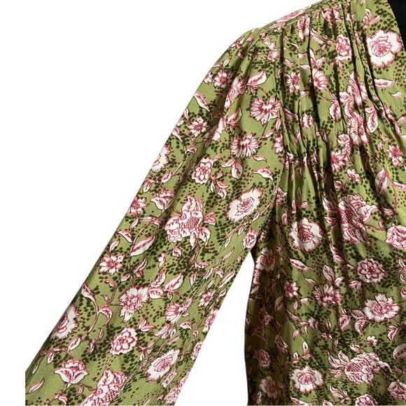 JESSICA SIMPSON LONG SLEEVED BOHEMIAN BELL SLEEVED BLOUSE SZ SM NWTS - Picture 2 of 8